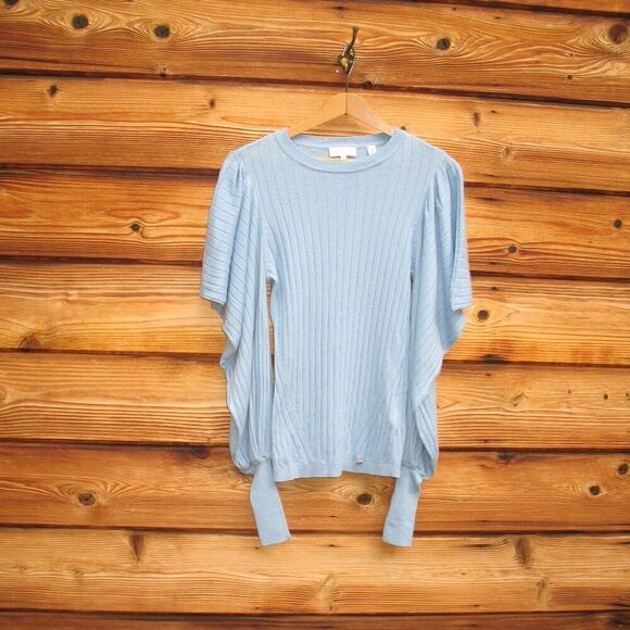 Ted Baker Cashmere Wool Balloon Sleeve Knit Sweater - Picture 2 of 9